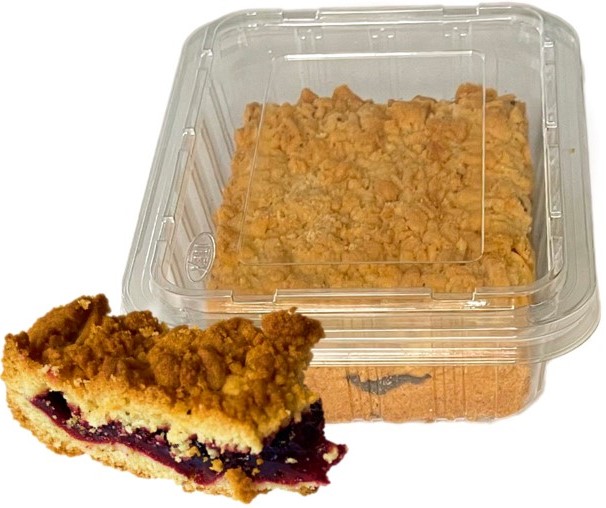 Grated Pie with Blackcurrant filling