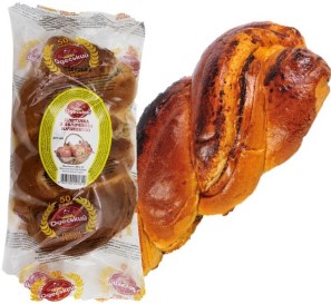 Braided bun with apple filling